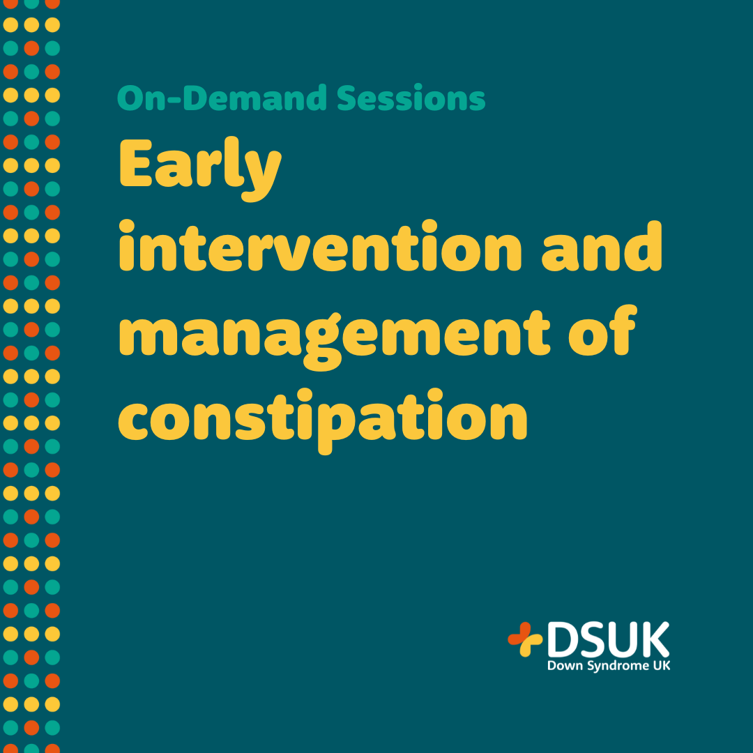 Early intervention and management of constipation on demand session header image