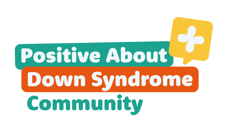 Positive about down syndrome logo