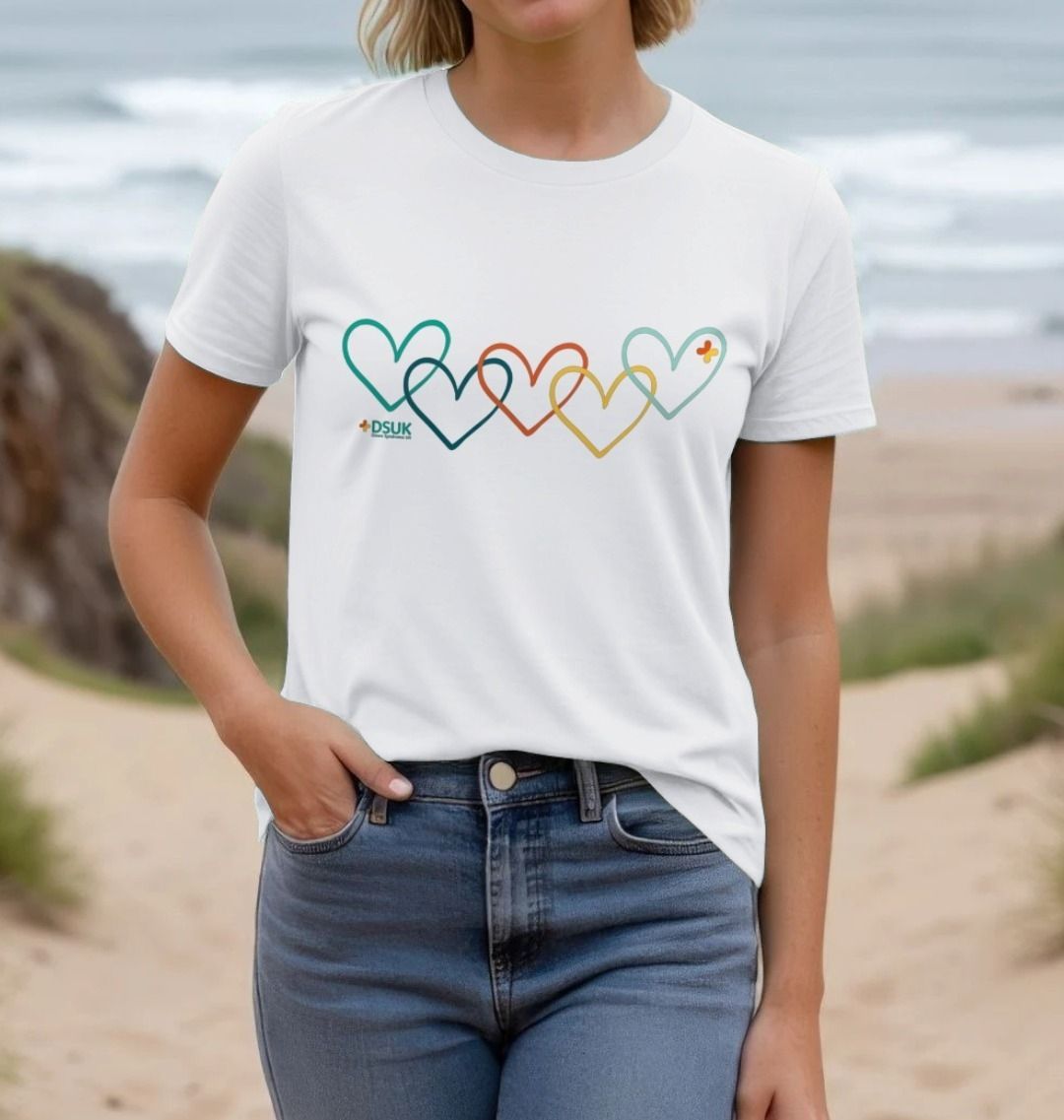 Linked Hearts - Down Syndrome UK Women's T-Shirt