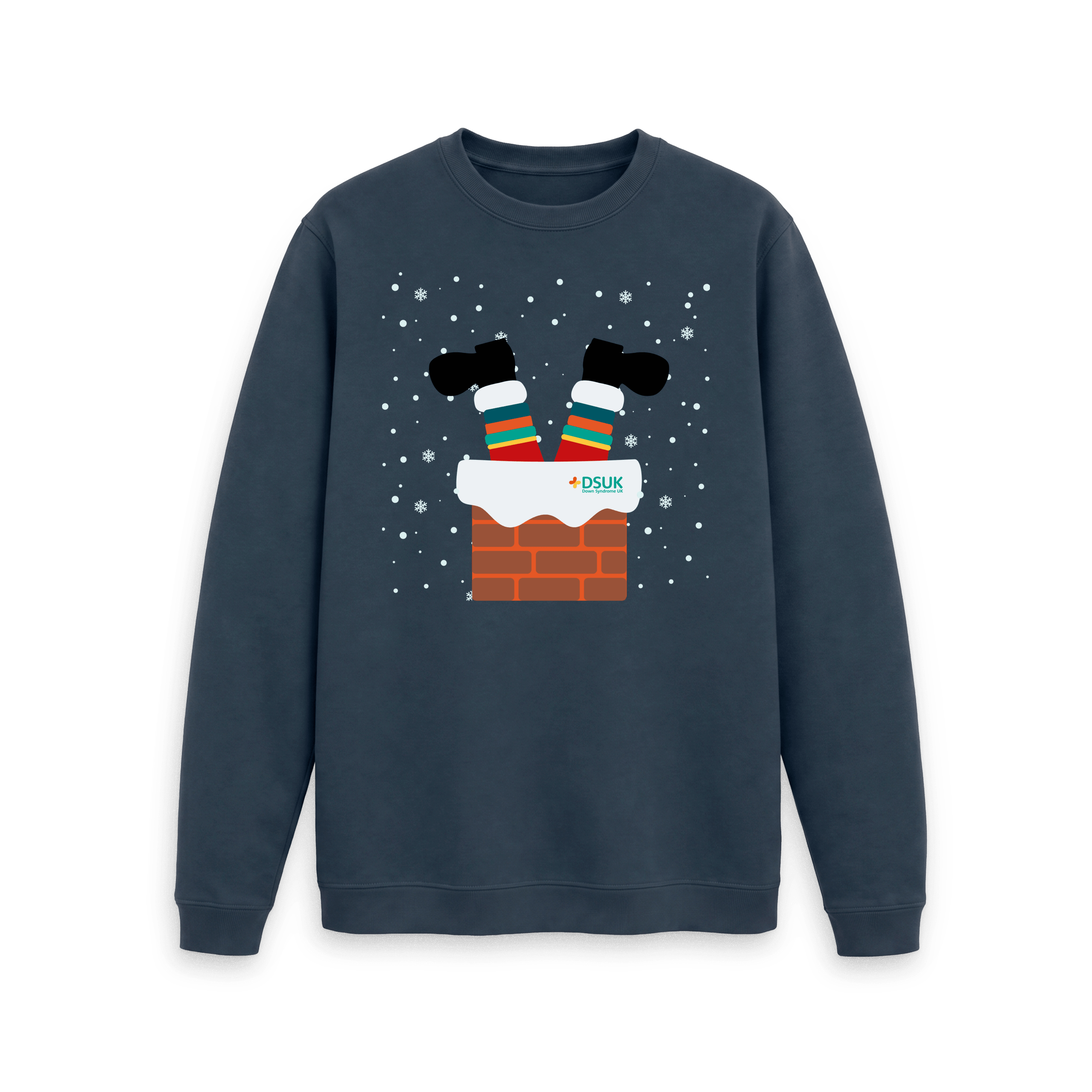 Stuck Santa Christmas Jumper - Adults