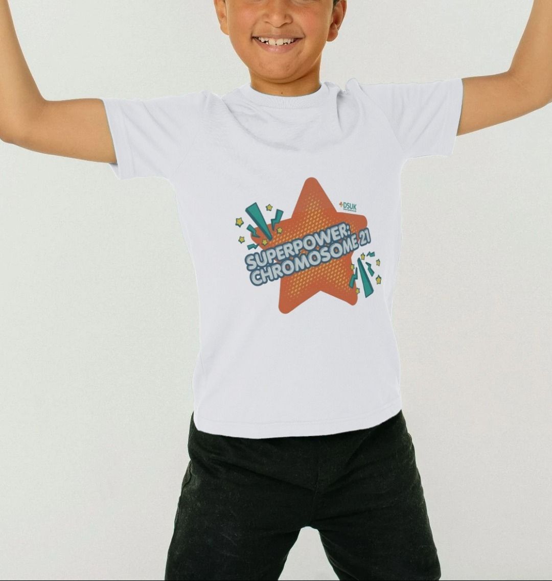 Superpower: Chromosome 21 - Down Syndrome UK Kids T-Shirt