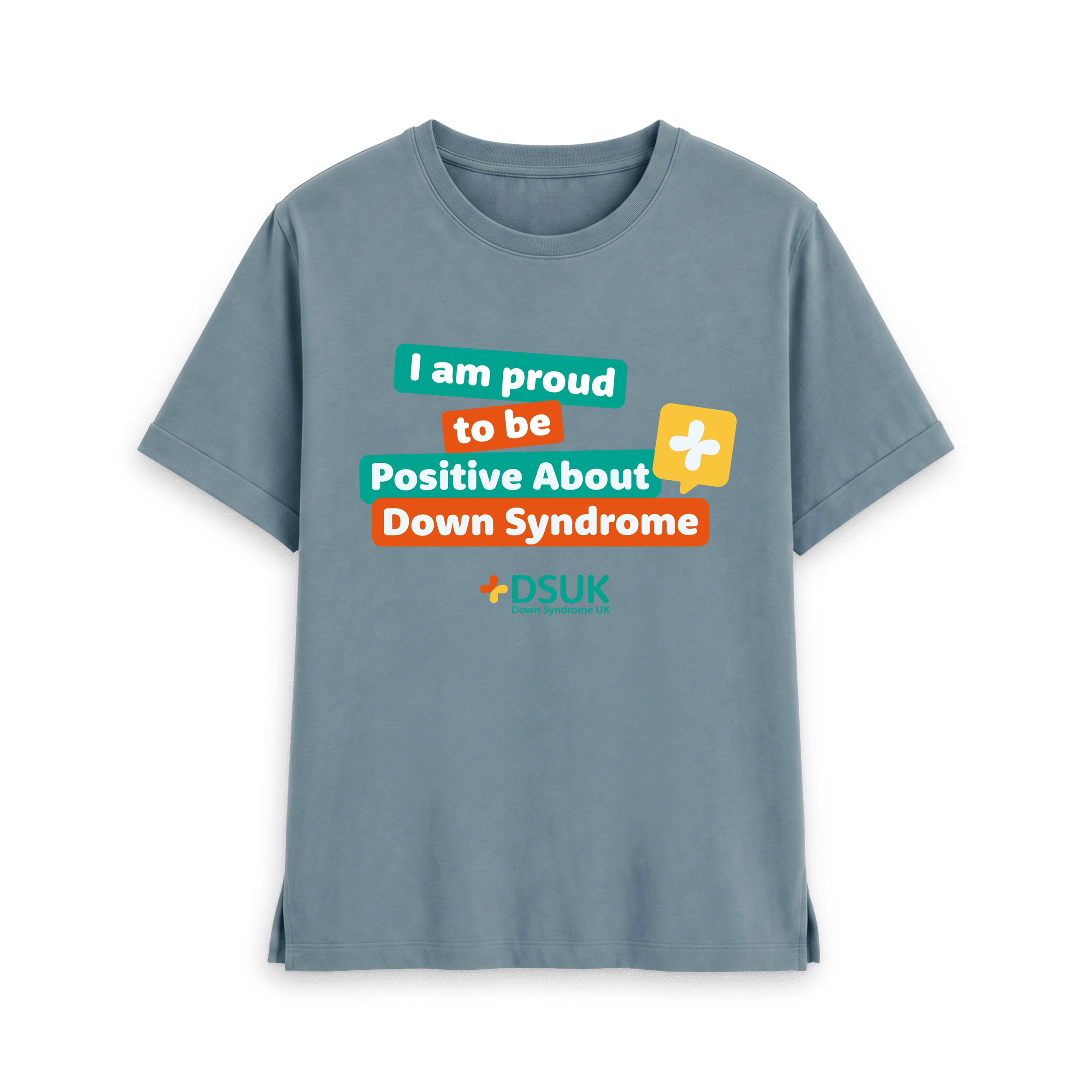"I Am Proud to be Positive About Down Syndrome" Relaxed Fit T-Shirt