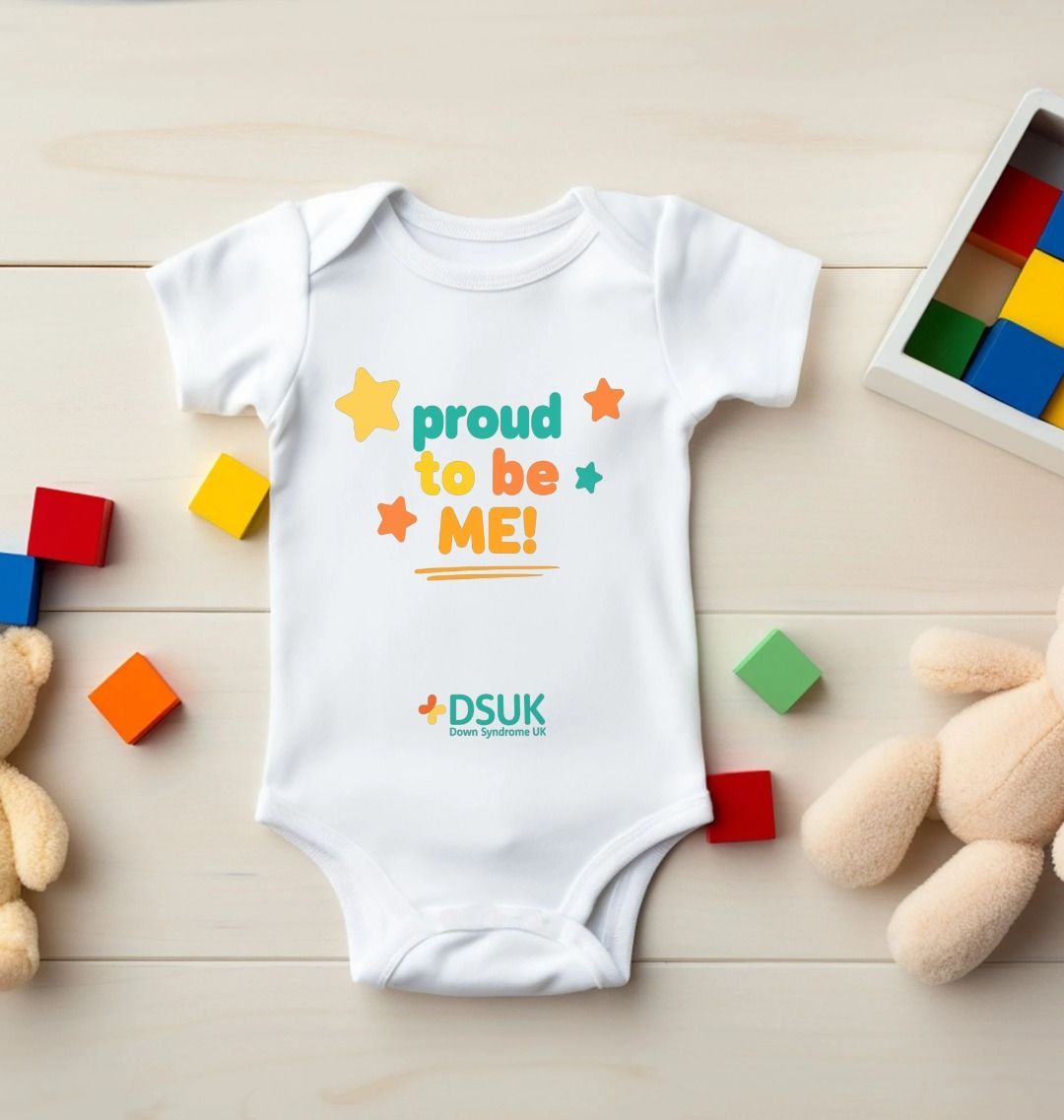 "Proud to be me" Baby Grow (Short-Sleeved)