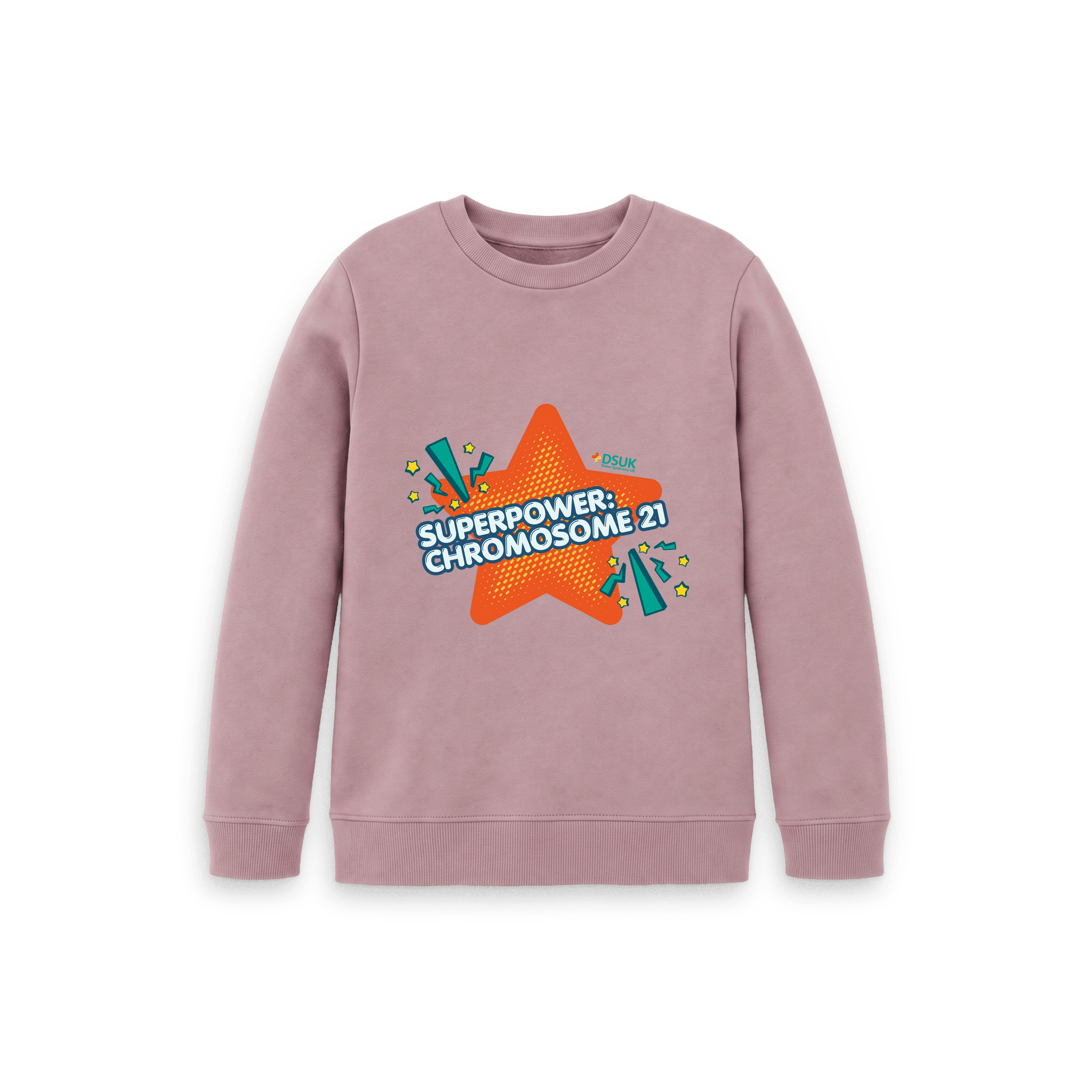 Superpower: Chromosome 21 - Down Syndrome UK Kids Sweatshirt