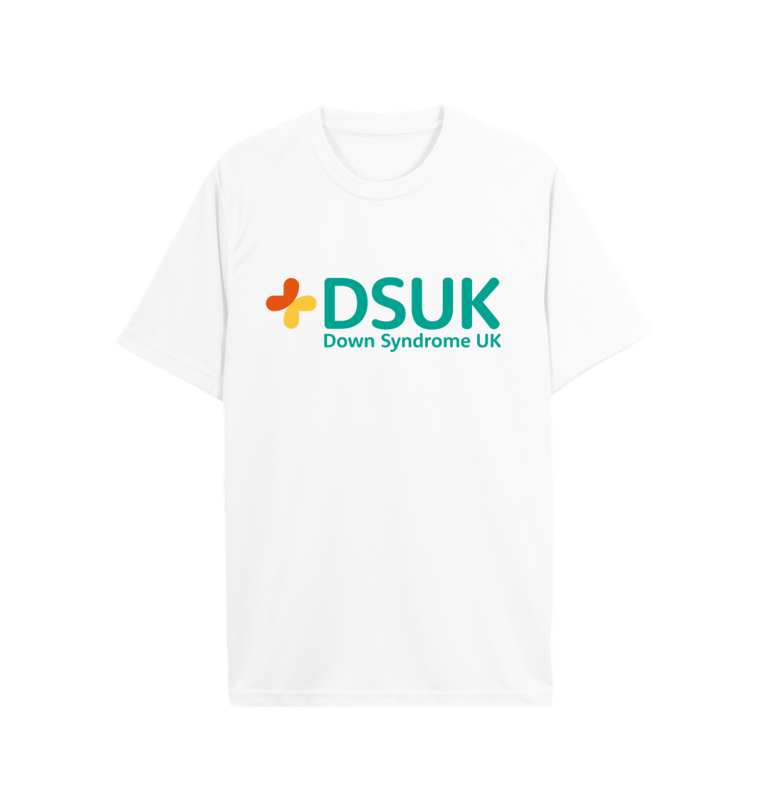 Custom 'For [Name]' activewear top – Team DSUK personalised edition (white)