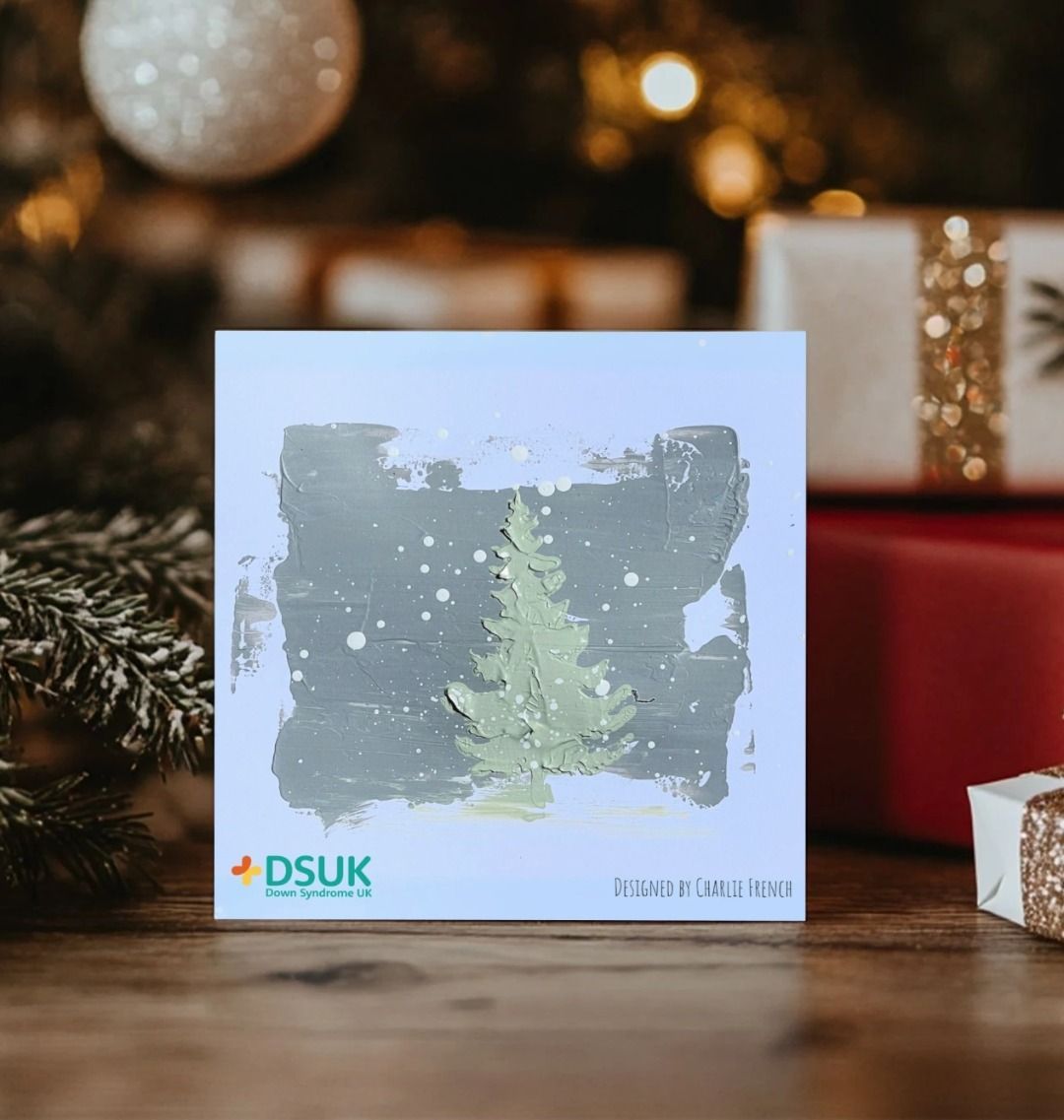 'Snowy fir' – Christmas card by Charlie French