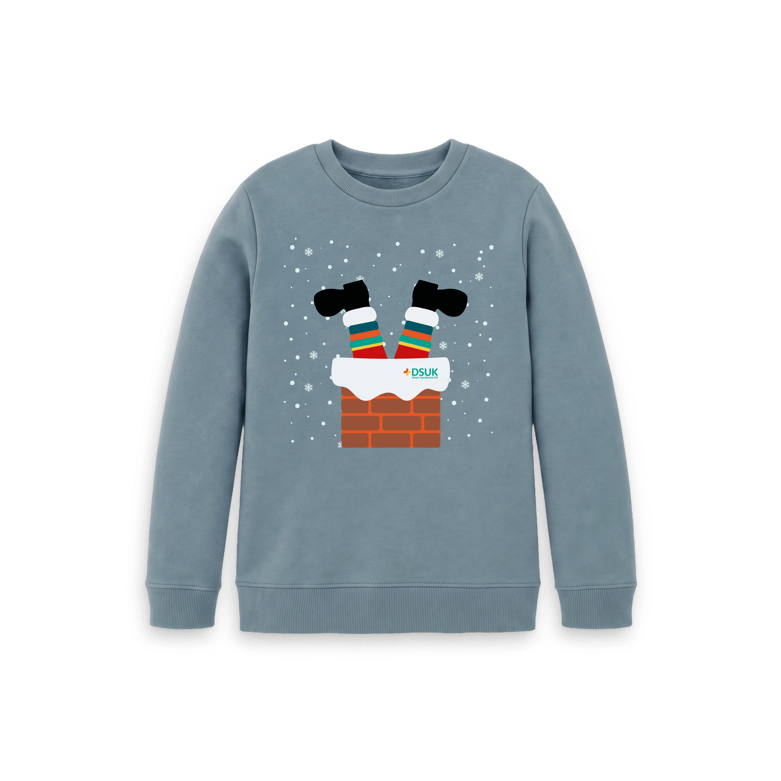 Stuck Santa Christmas Jumper - Kids