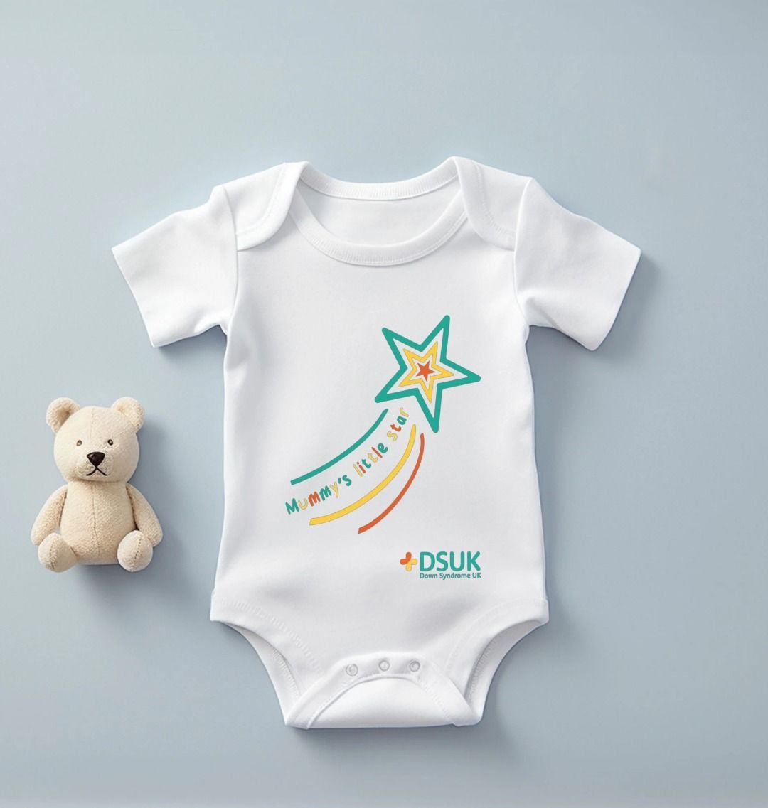 Mummy's little star baby grow (short sleeve)