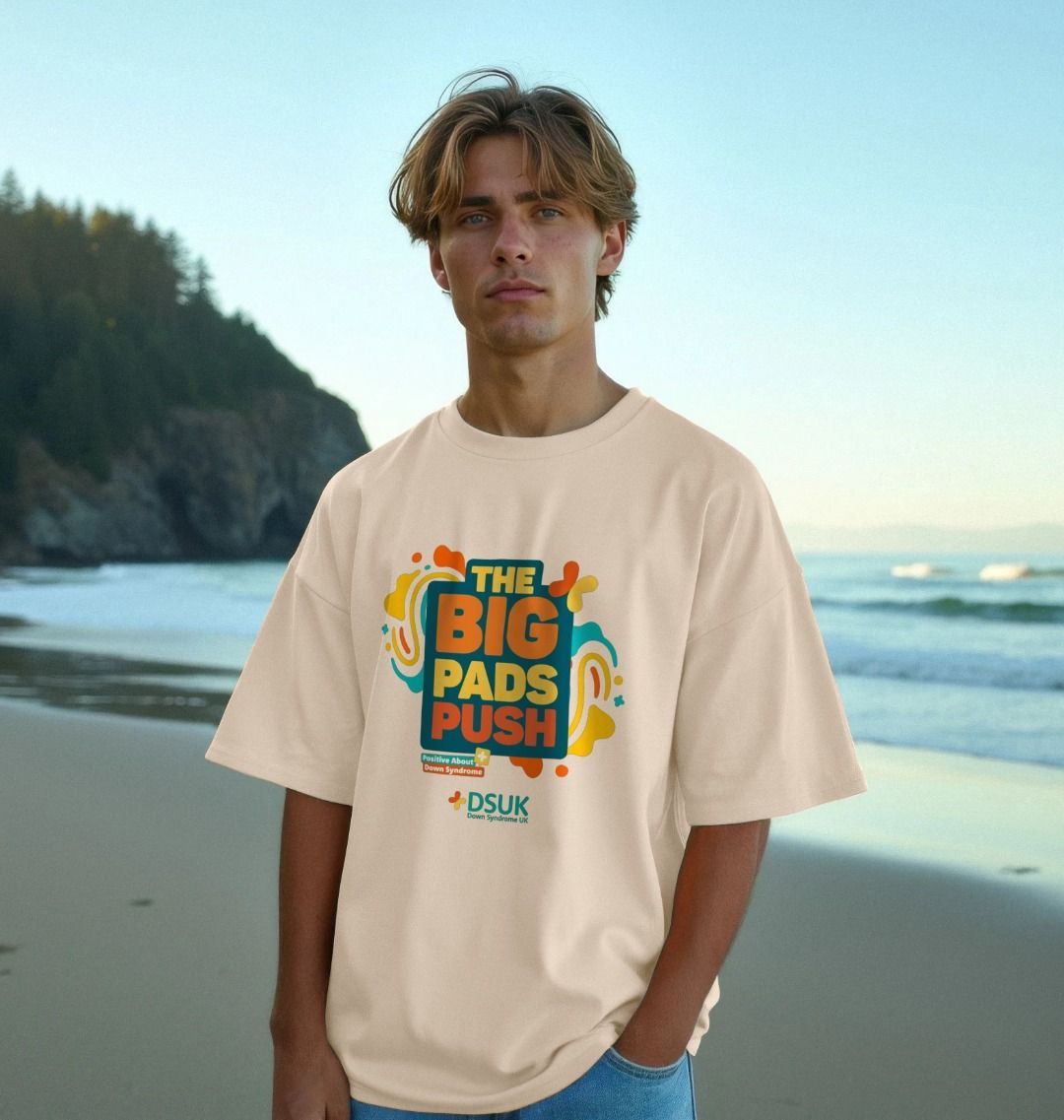 Big PADS Push oversized t-shirt