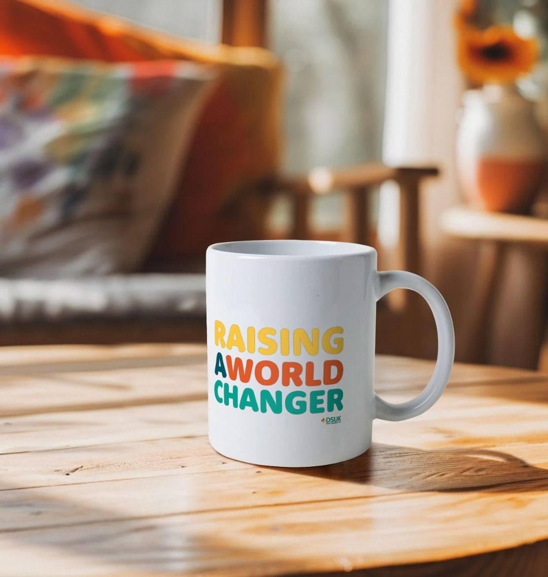 Raising a World Changer - Down Syndrome UK Mug