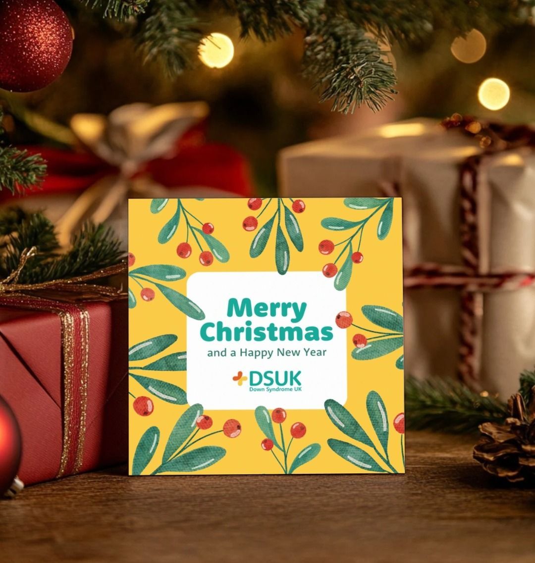 Christmas card – winter berries