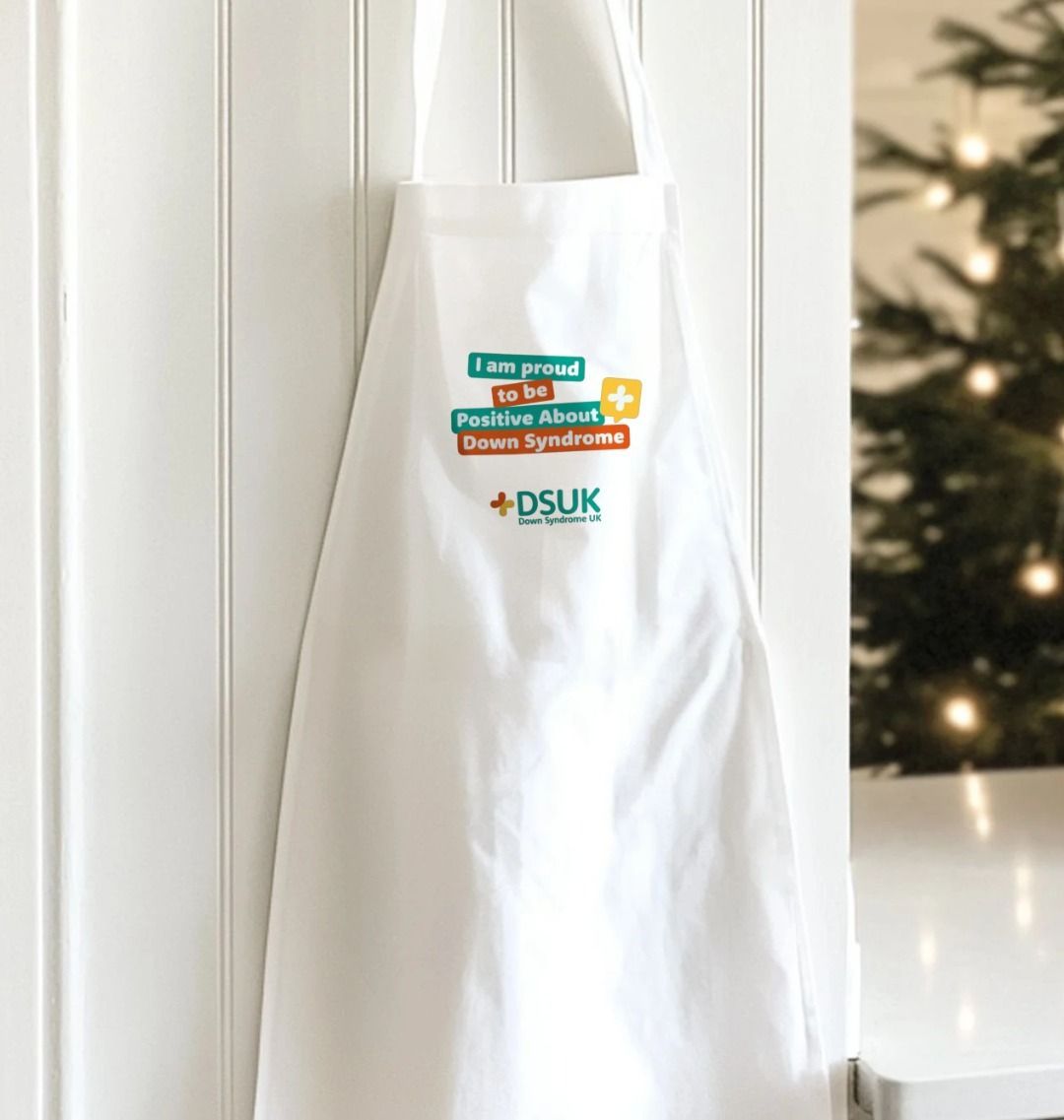 "I Am Proud to be Positive About Down Syndrome" Apron